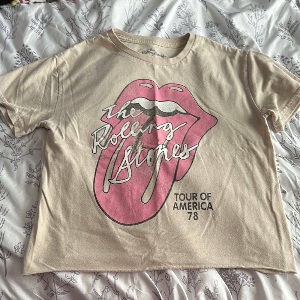 The Rolling Stones Tour of America '78 Crop Top
